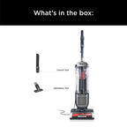 Shark Upright Vacuum, Rotator Pet, Pet Friendly, Bagless, PowerFins HairPro Brushroll, HEPA Filter, Odor Neutralizer, Hard Floor and Carpet, Swivel Steering, ZU100, Chimera