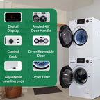 Equator Advanced Appliances 4.0 cu ft High-Efficiency Compact Stacked Washing Machine