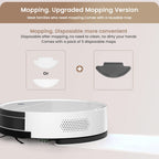 OKP Robot Vacuums with Mop Combo and Remote Control, 2 IN 1 Cleaning and Mopping, Wi-Fi Connectivity, Alexa/APP, Self-Charging Robotic Vacuum Cleaner for Home, Pet Hair, Carpets, and Hard Floors