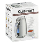 Cuisinart PerfectTemp Cordless Electric Kettle Brushed Stainless Steel (CPK-17) with 1 YR CPS Enhanced Protection Pack