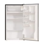 Frestec 3.2 Cu ft One Door Mini Fridge, Estar, Stainless Steel Look, New