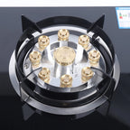 2-Burner Natural Gas Stove, Built-in Gas Cooktop Stove for Home Kitchen