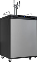 Edgestar Kc3000trip 24" Wide Triple Tap Kegerator - Stainless Steel