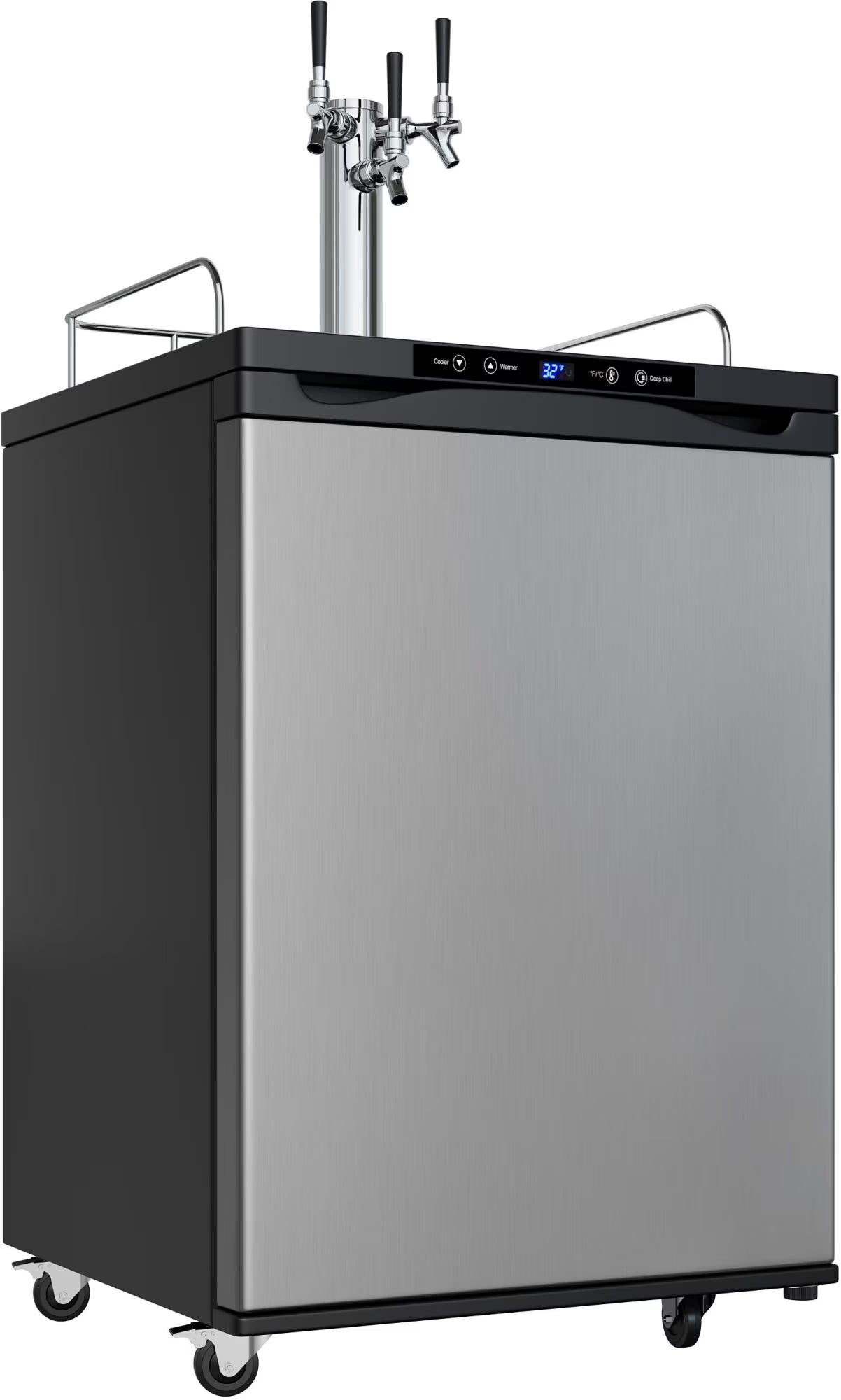 Edgestar Kc3000trip 24" Wide Triple Tap Kegerator - Stainless Steel