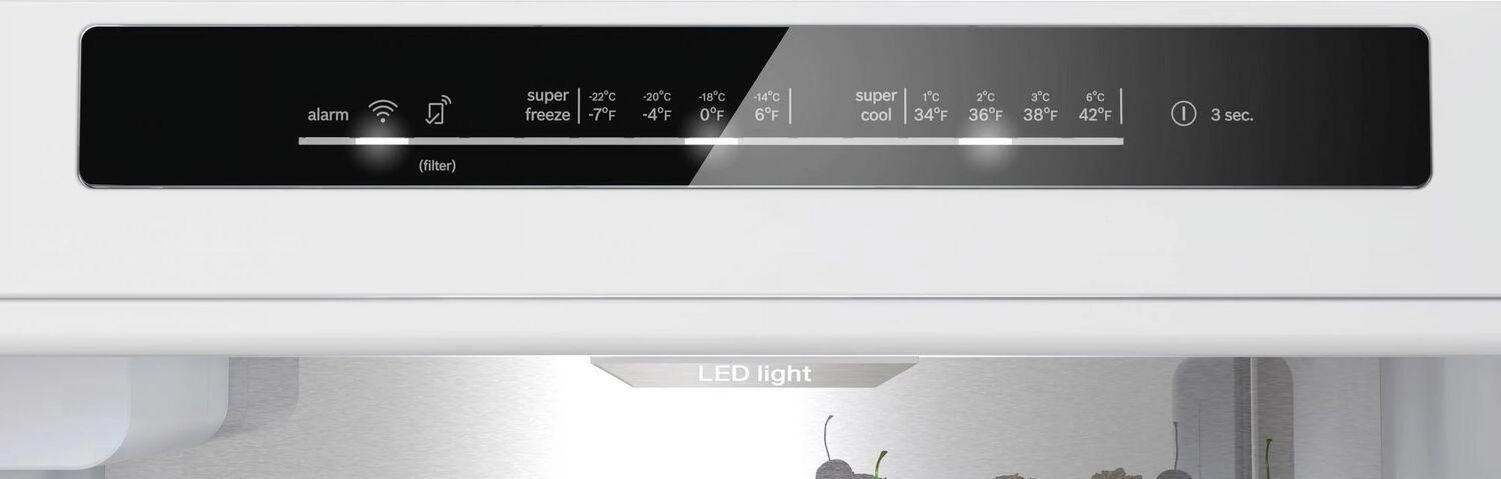 BOSCH B24CB80ESS  BOTTOM FREEZER FREESTANDING REFRIGERATOR Stainless Steel