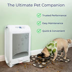 EyeVac Pet EVPET-PB 6.5 Qt Stationary Touchless Vacuum, Black w/ Paw Prints