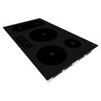 Equator Design 36" Electric Hybrid CERAMIC-INDUCTION 5 Burner Cooktop 220V