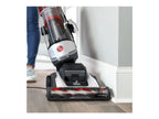 Hoover Bagless Upright Vacuum, High Performance, Pet Friendly, Swivel Design, with Dusting Brush, Extension Wand, HEPA Filter, Crevice & Upholstery Tool, 110 V Red/Grey