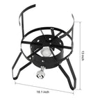 Zimtown 50qt Propane Fryer Kit Turkey Fryer Fish Fryer Outdoor Fryer Stainless Steel Propane Boil Pot Portable Deep Frying/Boiling