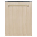Zline Dwmtz-24-Cb 24" Wide 16 Place Setting Built-In Panel Ready Top Control Dishwasher -