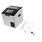 Corded Electric Ice Cube Maker, Tabletop Ice Maker, Crushed Ice and Ice Cube Maker ZBS-20 with LCD Display