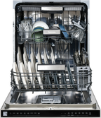 Kenmore 24�?Built-In-Dishwasher w/ 3rd Rack & Turbo Dry with Pocket Handle-SS