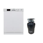 Equator 24 in Dishwasher 14 place + 3/4 HP Garbage Disposer QUIET 51dB 110V
