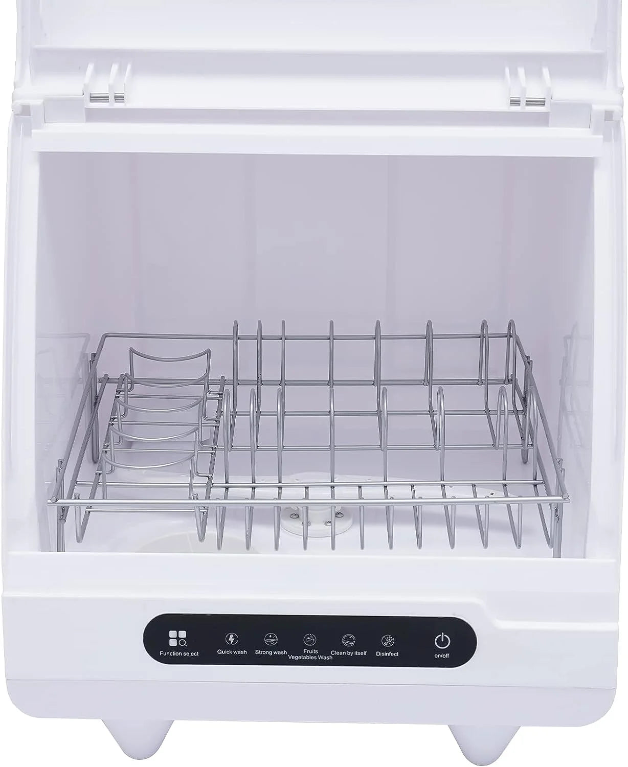 Portable Countertop Dishwashers, 5 Wash Programs Mini Dishwasher, Compact Dishwashers for Apartments Dorms Boats Campers Rvs, 15.7x15.7x17.72in