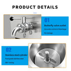 Kolice Commercial Milk Pasteurization Machine, Gelato ice Cream Mix Pasteurizer, Juice Pasteurization Machine,Sterilization Dairy Equipment