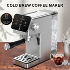 LINKChef Espresso Machine 20 Bar, Professional Espresso Maker with Milk Frother Steam Wand