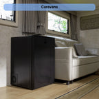Smad 3.8 Cu ft 12/24V RV Refrigerator 110L DC Compact Portable Fridge with Freezer