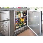 Alfresco 28-Inch 7.2 Cu. Ft. Outdoor Rated Compact Refrigerator & Kegerator - URS-1XE