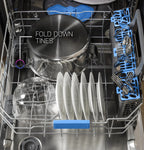 Ge Profile Pdt755s 24" Wide 16 Place Setting Built-In Fingerprint Resistant Top Control