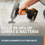 Worx WX770L 20V SteamStorm�?Battery Powered Cordless Handheld Steam Cleaner