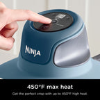 Ninja Crispi 3-in-1 Portable Glass Air Fryer Cooking System, 1500W, 4-Qt & 5-Cup TempWare Glass Containers with Storage Lids, Microwave, Freezer & Dishwasher Safe, White, FN100WH