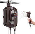 Newbealer Steamer for Clothes,2-in-1 1550W Turbocharged Garment Steamer & Iron ,3 Levels Smart Control Steaming,1.2L Detachable Tank,Auto Shut-Off,Self-Cleaning,Innovative Storage: Hang or Wall Mount