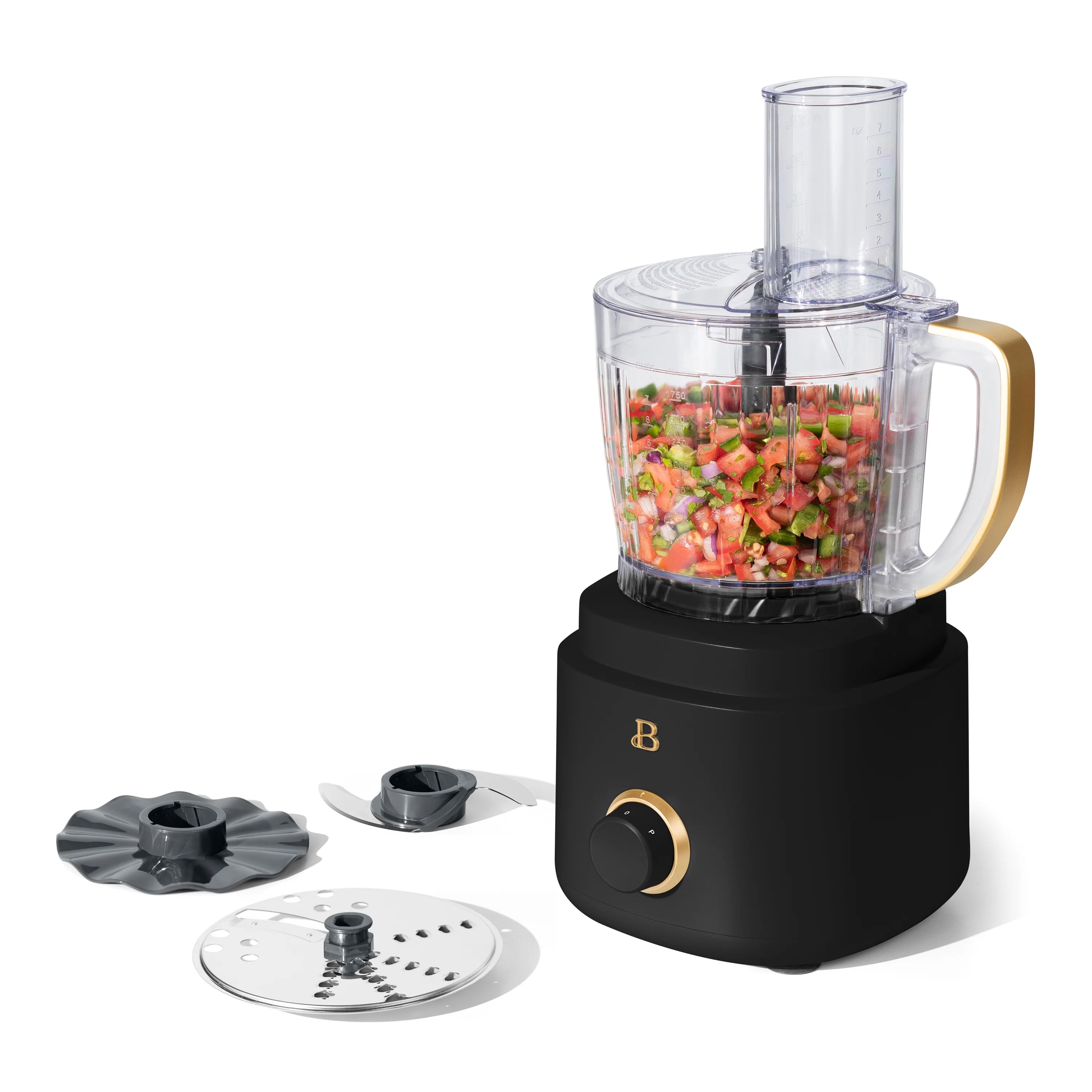 Beautiful 10-Cup Food Processor with Accessories, White Icing by Drew Barrymore
