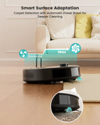 Lefant M330 LiDAR Navigation Robot Vacuum and Mop, 450ml Visible Dustbin, 190?�� PSD Obstacle Avoidance, Multi-Level Mapping, Robot Vacuum Cleaner for Hardwood Carpets Pet Hair