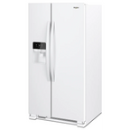 WHIRLPOOL WRS325SDHW side by side freestanding refrigerator