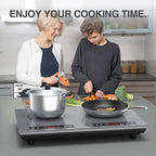 VBGK 12�?Electric Cooktop in Black with 2 Burners