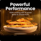 Chefman 0.9 Cu ft Countertop Microwave Oven, 900 Watts - Stainless Steel