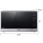 Panasonic 2.2-cu. ft. 1250W Countertop Microwave with Inverter Technology, Stainless Steel NN-SN95HS