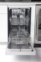 Kucht Professional 18" Stainless Steel Front Control Dishwashers in Silver