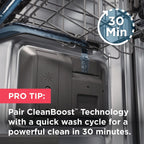 Frigidaire Gallery 24" Tub Dishwasher with CleanBoost, Stainless Steel