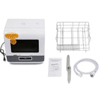 1.2KW Countertop Portable Countertop Dishwasher Compact Dishwasher 3 Programs