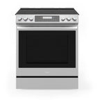 Midea 30-In Slide-In Electric Range with Wi-Fi Connectivity and Fan Convection, Stainless Steel,  MES30S2AST