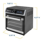 West Bend 15 Qt. Air Fryer Oven with 16 Presets, in Black (AFWB15BK13)