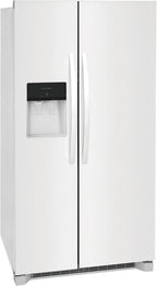 Frigidaire FRSS2623AW 26 Cu. Ft. 36'' Standard Depth Side-by-Side Refrigerator, White