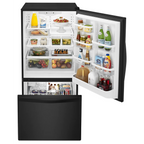 Whirlpool WRB329DMBB 18.7 Cu. Ft. Freestanding Bottom Freezer Refrigerator