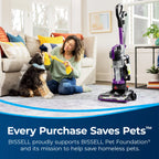 BISSELL Power Force Helix Pet Deluxe Bagless Upright Vacuum with Live Wand 3334