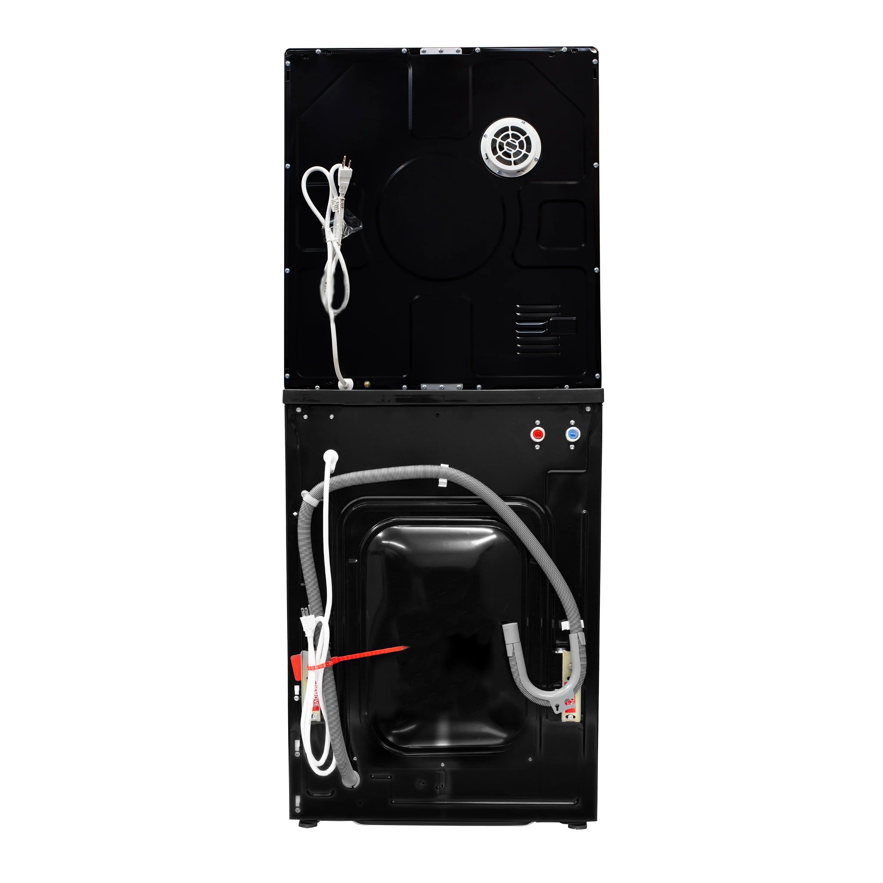 Equator 110V 1.6 cf Washer w/ Pet Cycle & 110V 3.5cf Vented Digital Sensor Dryer in Black