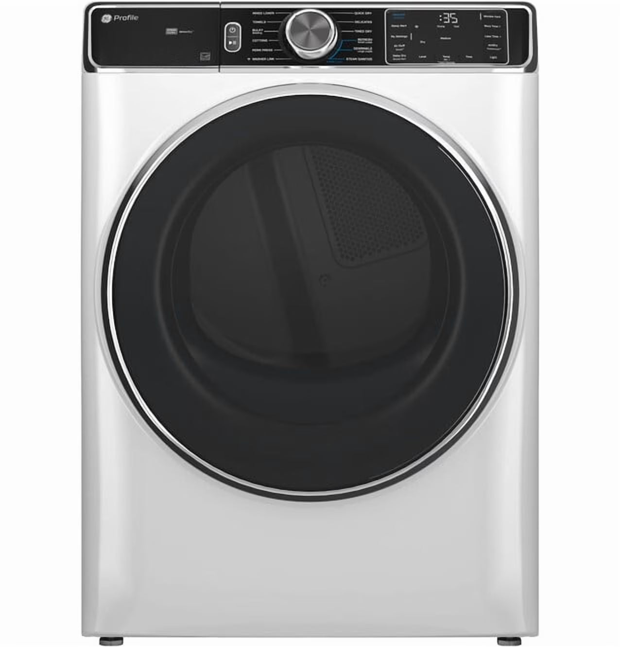 Ge Profile Pfd87gs 28" Wide 7.8 Cu. Ft. Energy Star Certified Gas Dryer - White