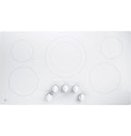 GE Appliances JP3036TLWW 36 Inch Electric Smoothtop Cooktop White