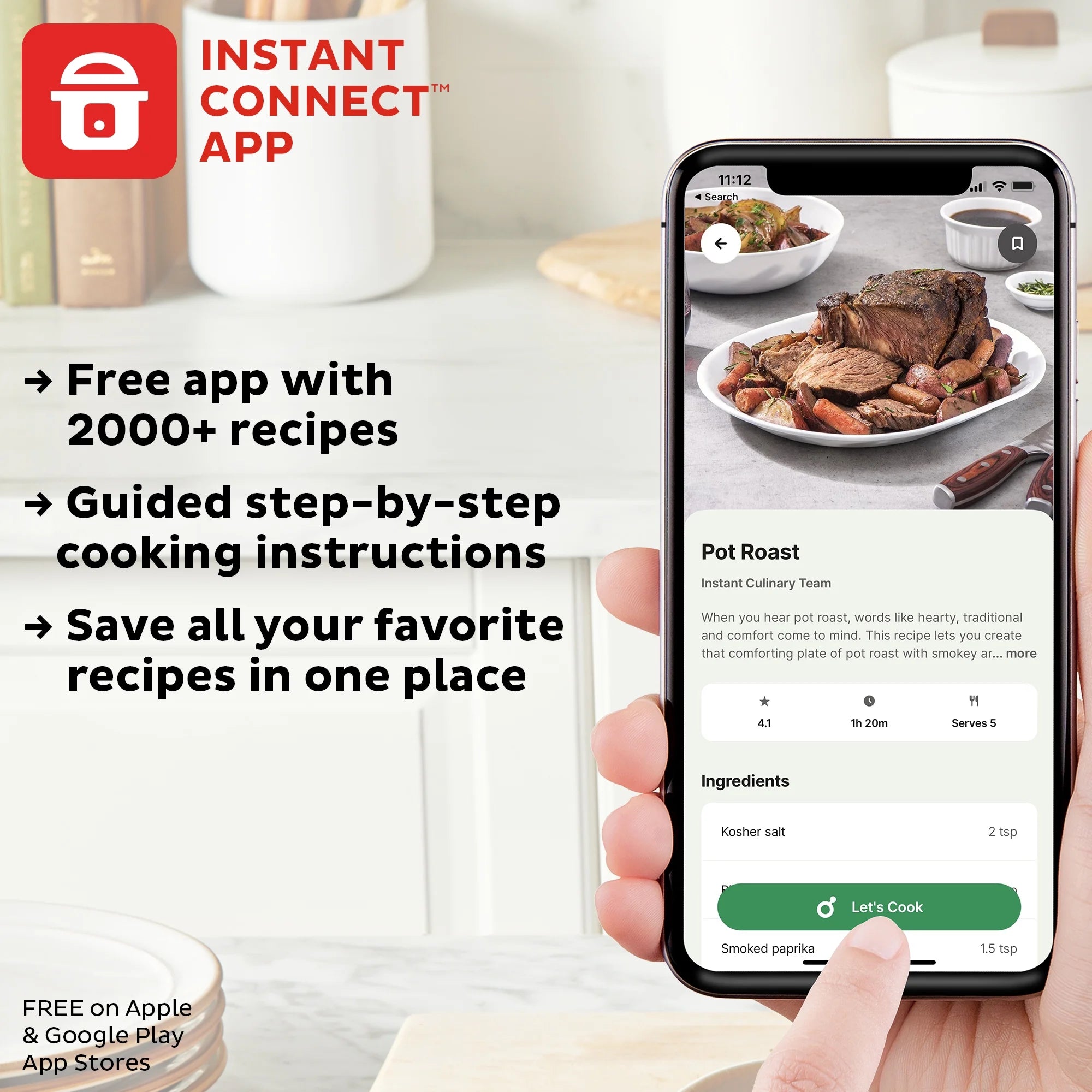 Instant Pot 6Qt RIO Chef Series 7-in-1 Multi-Cooker, Pressure Cooker, Slow Cook, & More, Black