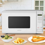 Farberware FMGZ09BKA 0.9 Cu. Ft. Microwave Oven, 900W, Digital Control, LED Display, 6 Cooking Presets, Black