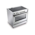 Roromall 36" Electric Range with 5 Heating Elements Convection Oven 4.3 Cu. Ft. Capacity, 7 Functions Professional Electric Range Oven with Smooth Glass Top, Stainless Steel