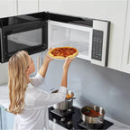 Midea Over The Range Microwave Oven with Sensor Cooking, 1.7?Cu. ?Ft., Stainless Steel, MMO17S3AST
