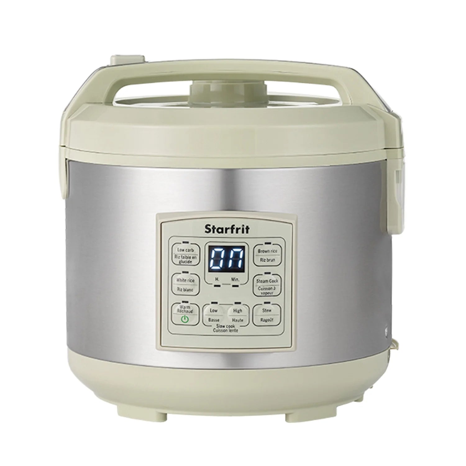 Starfrit 14-Cup Low-Carb Electric Rice Cooker, Green/Gray��with 7 Presets, 024737-001-0000
