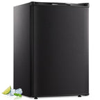 WAA 3.0 Cu.ft Small Freezer, Mini Upright Freezer with Adjustable Thermostat, Removable Shelves, Reversible Single Door, for Bedroom/Home/Dorms/Apartment, Silver