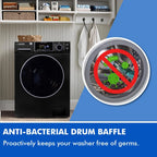 Equator 1.6 cu.ft./15 lbs Black 110V Front load Washer 15 programs + Pet Cycle